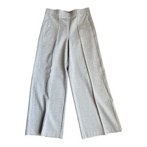 Jones New York Light Gray High-Waist Wide-Leg Pants